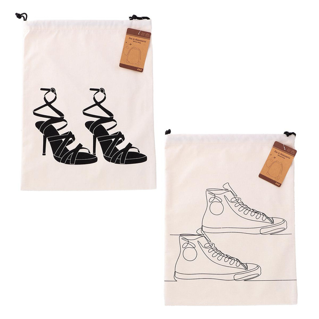 Organizer de călătorie pentru încălțăminte, 42 x 32 cm, cu șnur de strângere