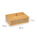 Cutie cosmetice ALLEGRE BAMBOO, 22 x 7 x 15 cm, WENKO