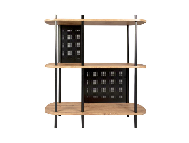 Raft de cărți scund SOLE, 80 x 30 x 83,5 cm