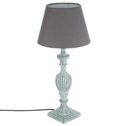 Lampa de masa PATINE GRIS cu abajur, 56 cm, gri