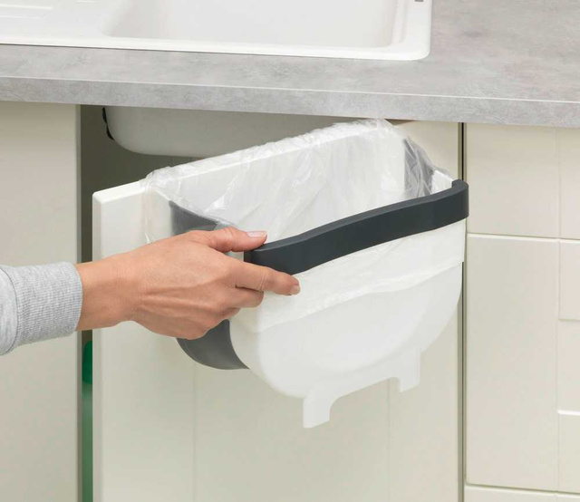 Coș de gunoi pentru ușa dulapului FAGO, 5 L, Alb, WENKO