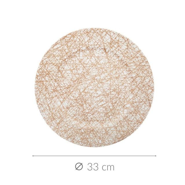 Farfurie decorativa rotunda de Craciun, Ø 33