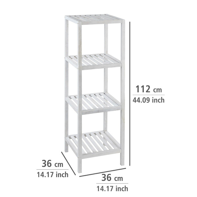 Raft de baie NORWAY - 4 niveluri, WENKO, alb