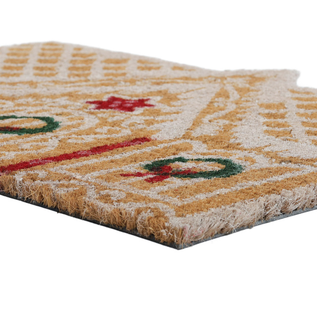 Covoare în formă de căsuță din turtă dulce, fibră de cocos, 59x39 cm, model 2