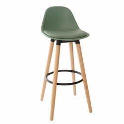 Scaun de bar cu spatar MAXON, Verde, 92x42,5x39,5 cm, Atmosphera Créateur d'intérieur