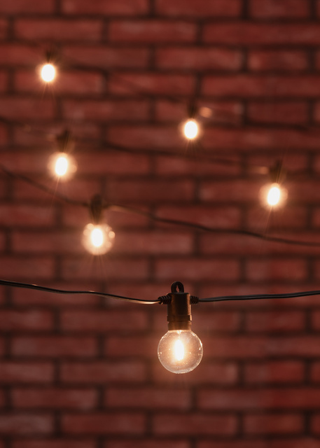 Ghirlandă LED cu becuri filament, 4 m, lumină caldă