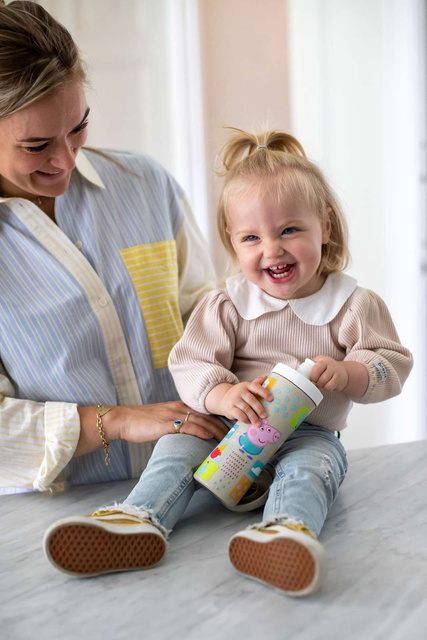 Sticla de apa OASE PEPPA PIG, 425 ml