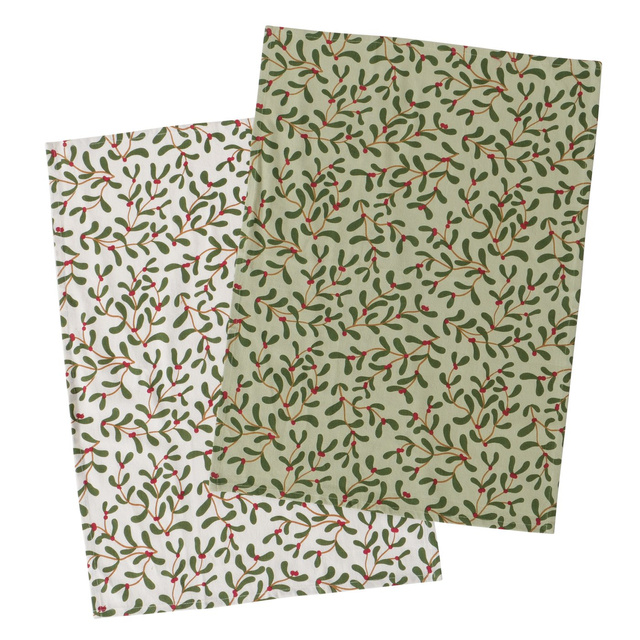 Prosoape de bucătărie cu model mic MISTLETOE, 50 x 70 cm, 2 buc.