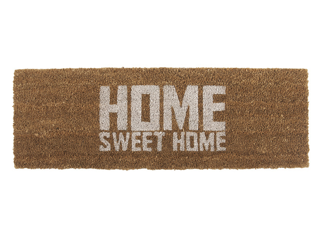 Covoare de intrare din fibră de cocos HOME SWEET, 75 x 26 x 2 cm