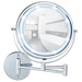 Oglindă cosmetică de perete Power-Loc LUMI cu iluminare LED, mărire x5, WENKO