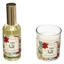 Set parfum, spray si lumânare, 90 g