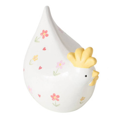 Figurina de Paste mica, in forma de gaina, Blumi, inaltime 17 cm