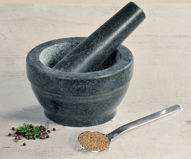 Mojar solid de granit cu pistil, KESPER