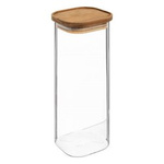 Recipient pentru alimente din sticlă, ermetic, 2 l