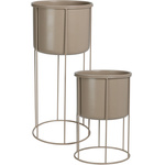 Vaze cu picioare metalice, 2 bucati