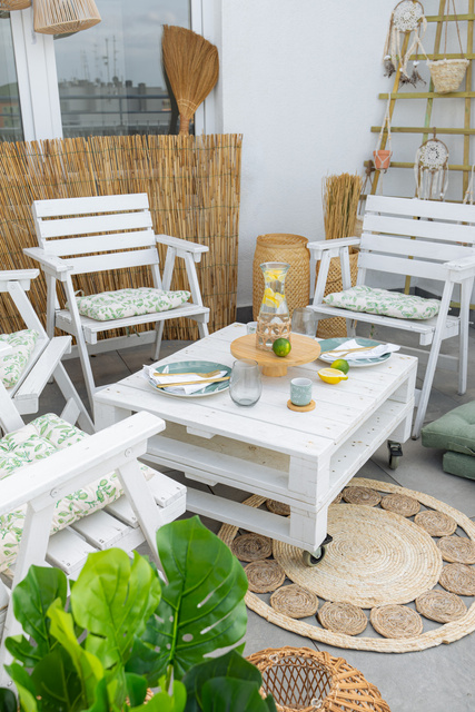 Dream catcher de perete FOLK, Ø 16,5 x 56 cm, bej