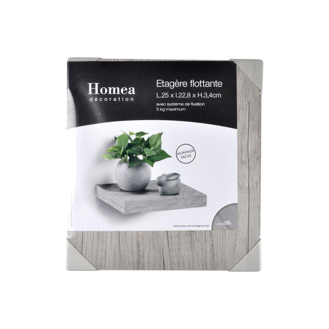 Raft de perete din MDF, lungime 25 cm