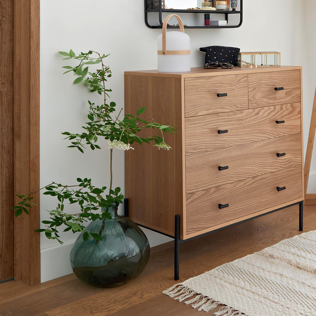 Vaza rotunda, sticla, Ø 33 cm