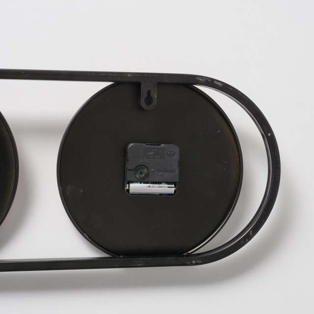 Ceas de perete cu trei fusuri orare TEMPUS