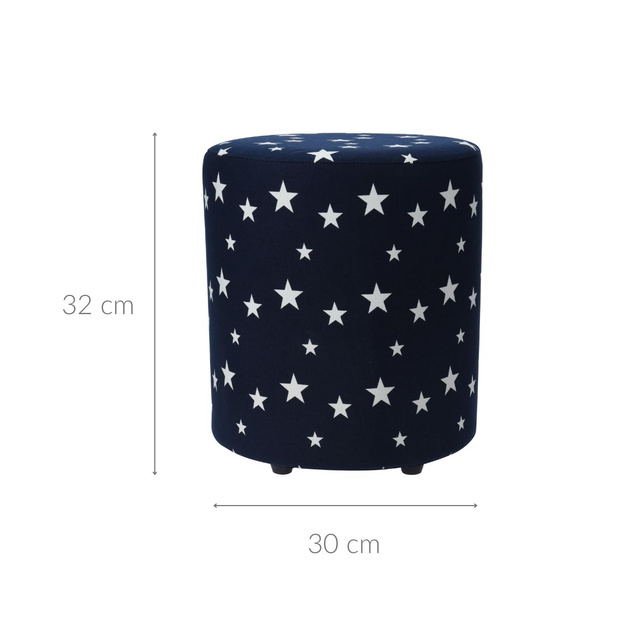 Puf STARS, 30 cm, cu stele