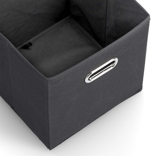 Cos depozitare, Negru , 28x28x28 cm, Zeller