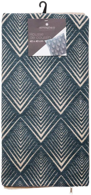 Perna decorativa cu modele geometrice, 40 x 40 cm