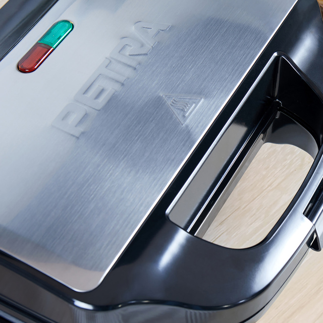 Mașină de vafe pentru două vafe PETRA cu reglare temperaturii 900 W