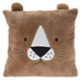 Perna de pluș ANIMAL, cu urechi, 43 x 43 cm