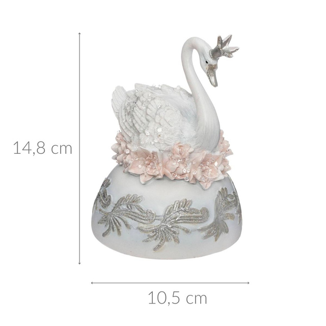 Lebăvă decorativă, polirasina, 14,8 cm