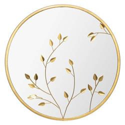 Oglindă decorativă LEAVES, Ø 58 cm