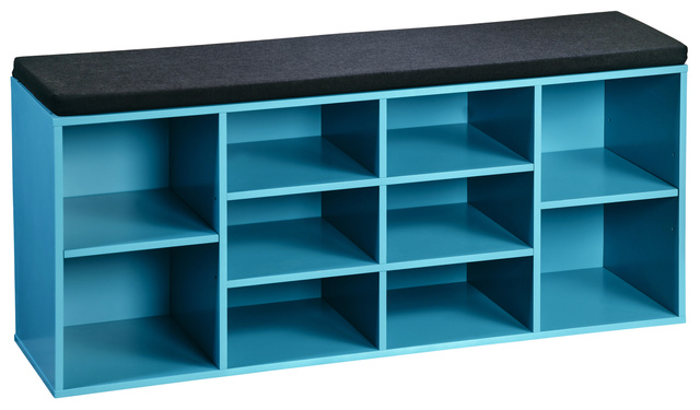 Dulap pentru 10 perechi de pantofi, cu sezut, 103,5 x 48 cm