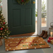 Covoare de Crăciun din fibră de nucă de cocos, 59x39 cm, model 2