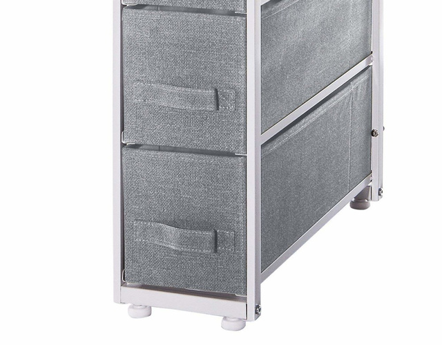 Dulap universal îngust cu 4 sertare textile