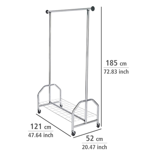 Suport pentru haine PROFI CHROME - dulap pe roți, WENKO