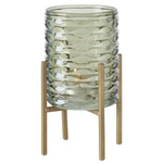 Suport lumanare Bolito, rotund, 8 cm, verde deschis