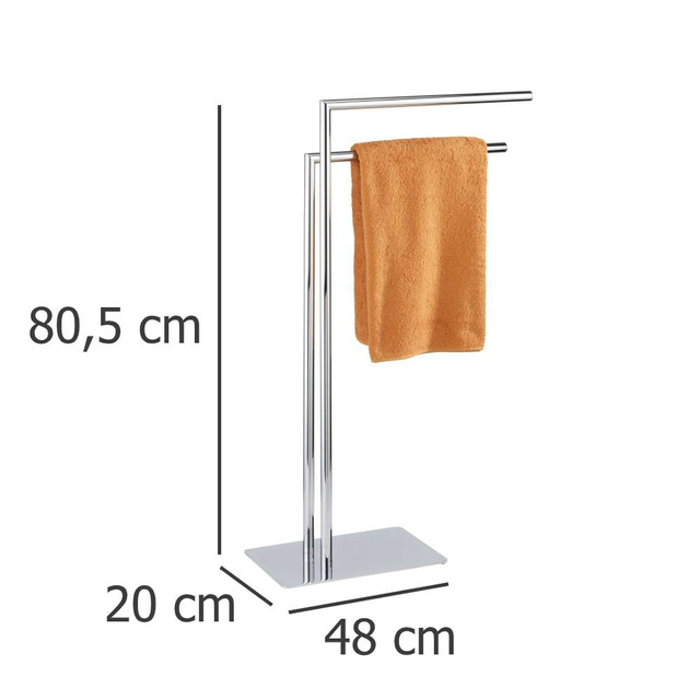 Suport pentru prosoape Recco WENKO, cuier independent, cu 2 brațe