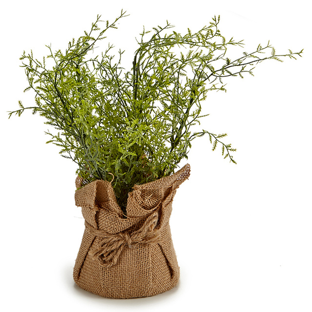 Ierburi artificiale în ghiveci pentru bucătărie, 17,7 cm