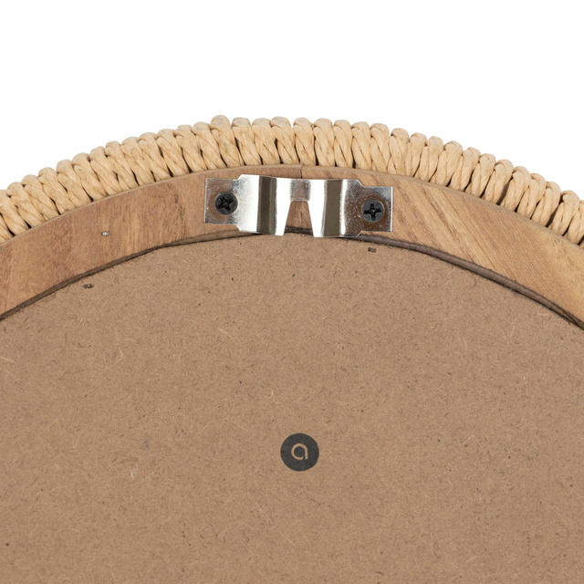 Oglindă LAIA cu ramă de sfoară, 58 × 114 cm