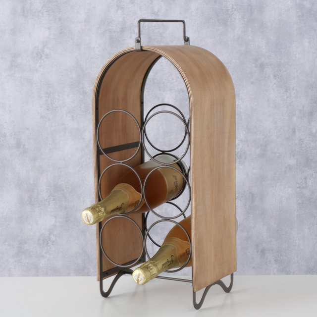 Raft pentru vin Chianti loft, pentru 6 sticle, 50 cm