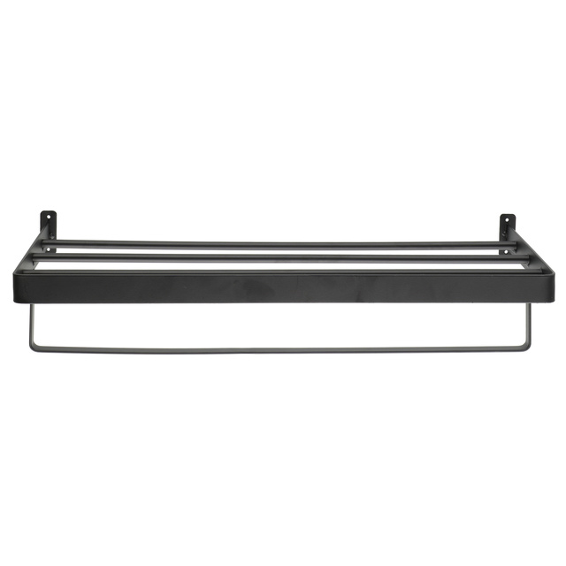 Raft de baie cu suport pentru prosoape, 22,5 x 58,5 cm