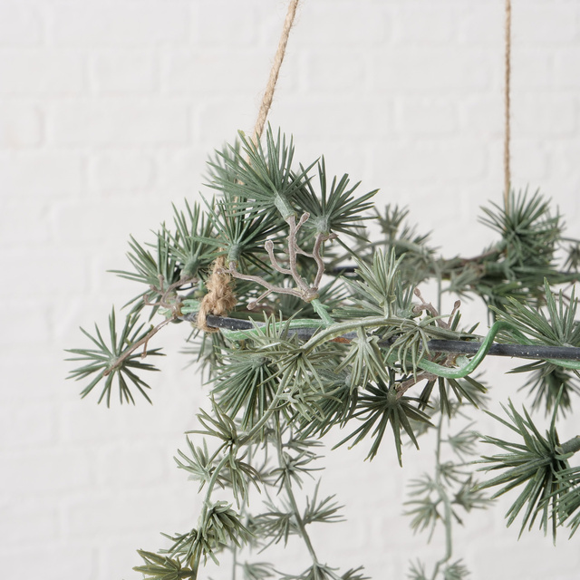 Coroană decorativă realizată manual KIEFER, Ø35 cm