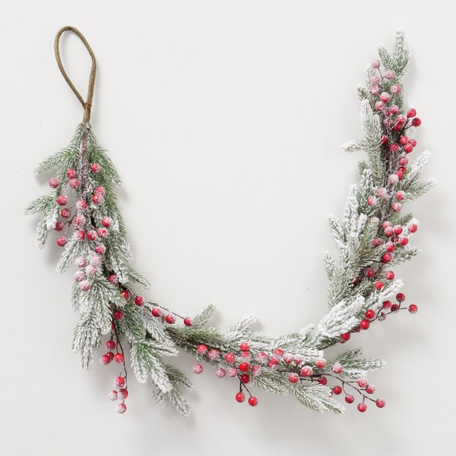 Ghirlandă de Crăciun din brad cu zăpadă artificială LEGI, lungime 120 cm