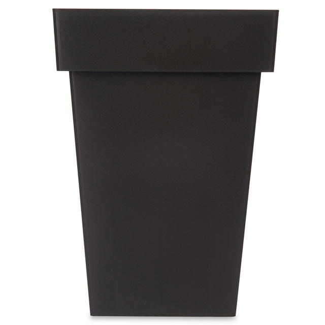 Ghiveci cu auto-udare, plastic, patrat