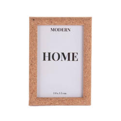 Ramă foto, din plută, 14,5 x 1,8 x 19,5 cm