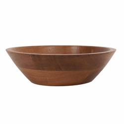 Bol din lemn pentru salata, fructe  fructe, acacia, Ø 18 cm