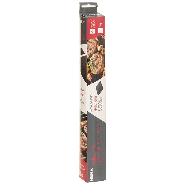 Covorase pentru gratar anti-aderente reutilizabile, BBQ, 6 buc.