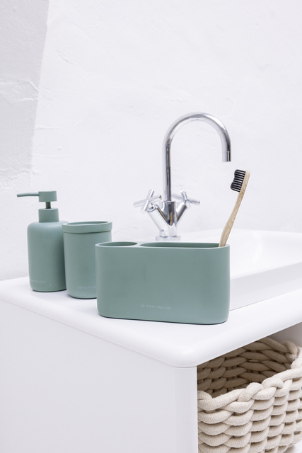 Organizator pentru baie cu pahar dublu TOM TAILOR