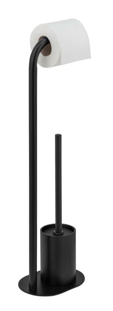 Suport hârtie igienică și perie WC LEVANTE, 2în1