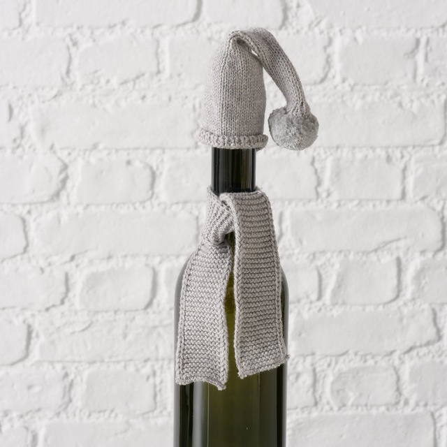 Decorațiune de iarnă pentru sticla de vin LUTIN