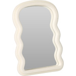 Oglinda decorativa in cadru ondulat, 18 x 26 cm